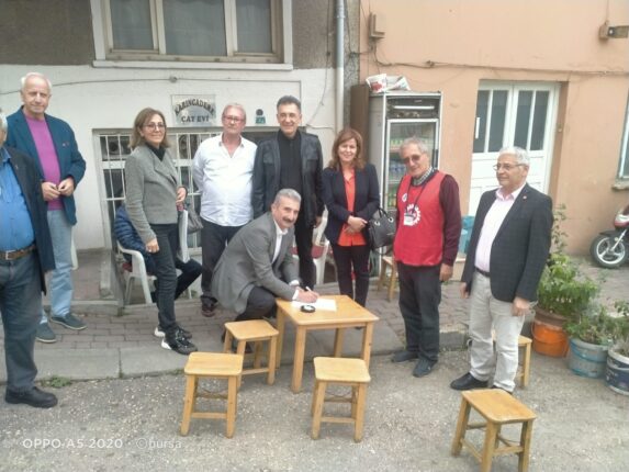 DİSK EMEKLİ SEN İMZA KAMPANYASINA CHP DESTEĞİ