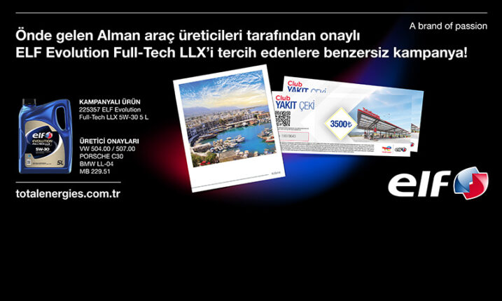 ELF’ten Kıbrıs tatili ve akaryakıt çeki  kazandıran kampanya