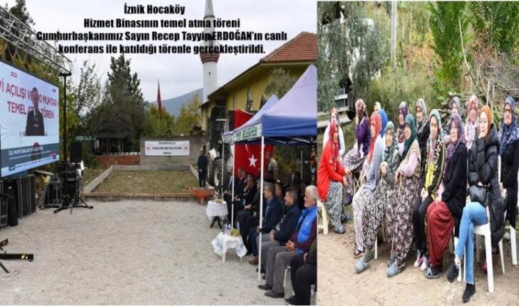 İZNİK HOCA KÖY HİZMET BİNASINA KAVUŞUYOR