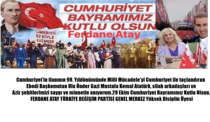 29 Ekim Cumhuriyet Bayramımız Kutlu Olsun