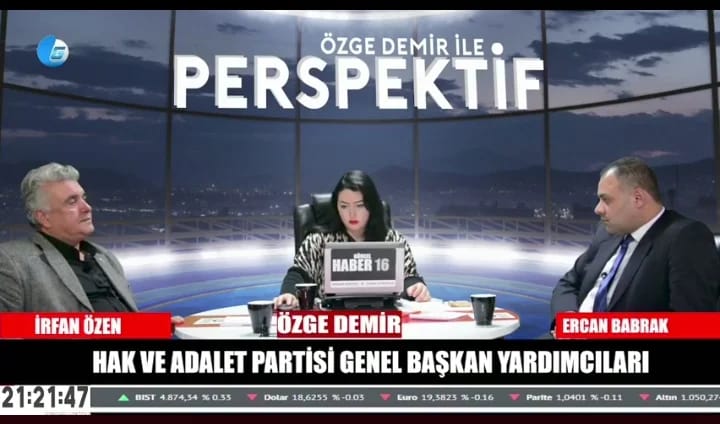 Ercan Babrak ve İrfan Özen  Perspektif”e konuk oldu