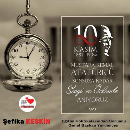 TDP Genel Başkan Yardımcısı Şefika Keskin, “Minnettarız Atam”