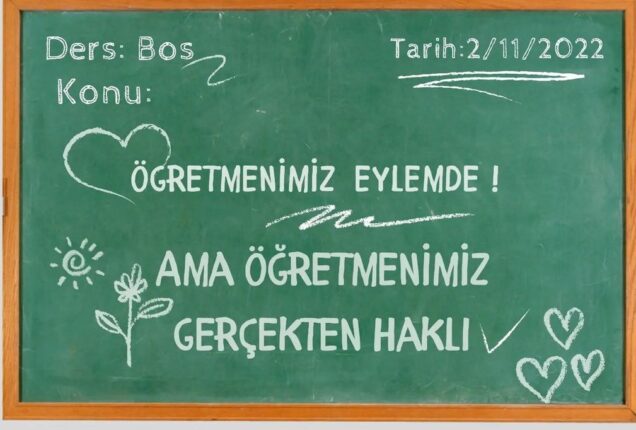 İYİ YENİŞEHİR; HAKLI MÜCADELELERİNDE ÖĞRETMENLERİMİZİN YANINDAYIZ.