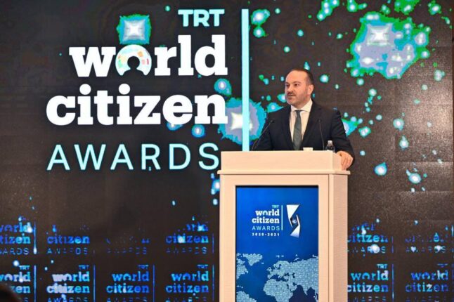 Ali Banat, TRT World tarafından Yaşam Boyu Başarı Ödülü’ne layık görüldü