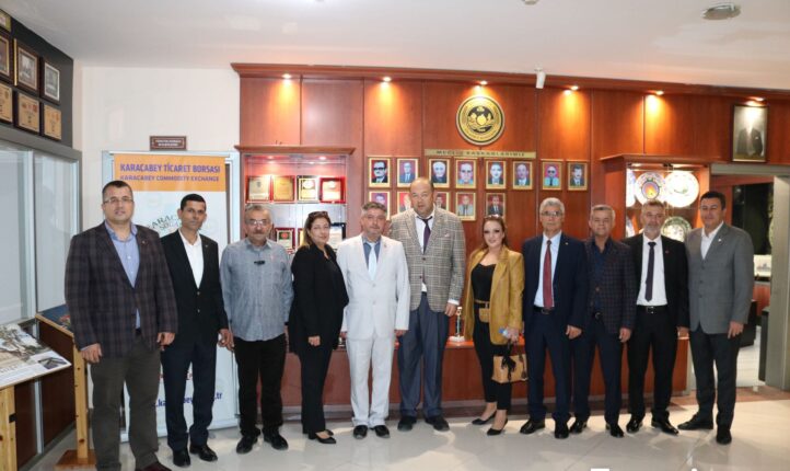 ADALET PARTİSİ KARACABEY TİCARET BORSASI’NA MİSAFİR OLDU