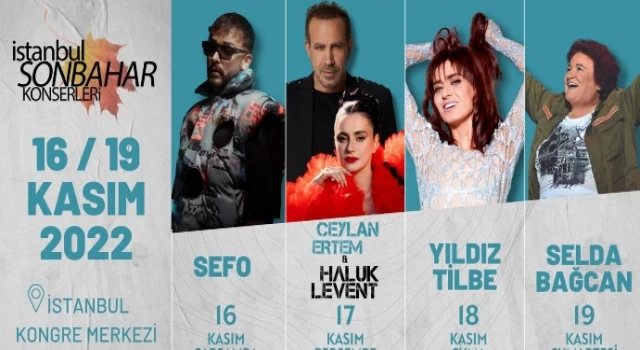İSTANBUL’UN RİTMİ SONBAHAR KONSERLERİYLE YÜKSELİYOR