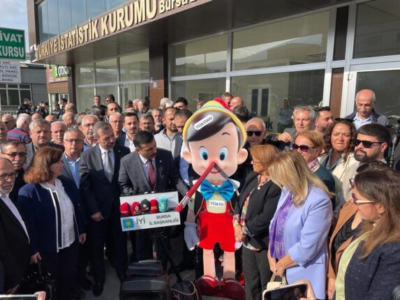 BURSA’DA TÜİK’E PİNOKYOLU PROTESTO!