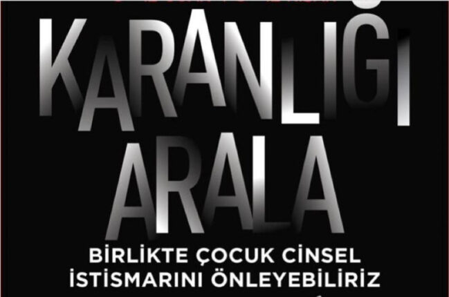 “ÇOCUK İSTİSMARINA HAYIR”