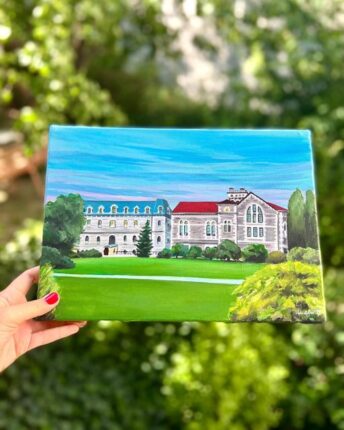 GELİRİ BOĞAZİÇİ ÜNİVERSİTESİ ÖĞRENCİLERİNE BURS OLACAK SERGİNİN AÇILIŞINDA ESERLERE BÜYÜK İLGİ!