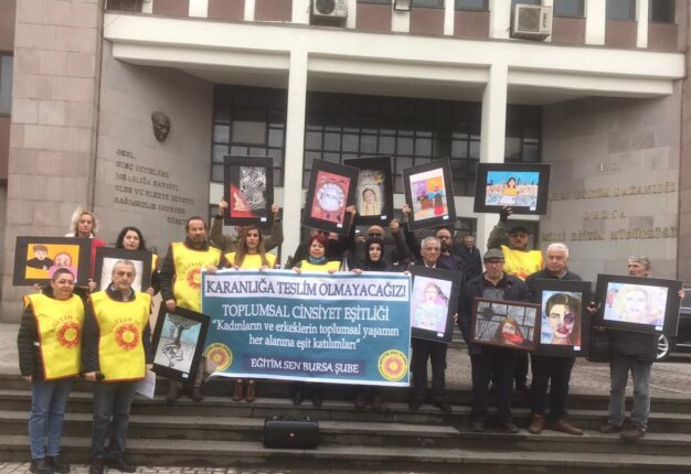 EĞİTİM SEN BURSA; Gerici, Ayrımcı, Aynılaştırıcı Zihniyete Karşı, Toplumsal Cinsiyet Eşitliğini Esas Alan Mücadelemiz Devam Edecek!