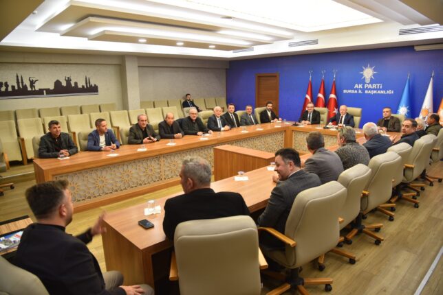 DAVUT GÜRKAN, BESOB BAŞKANI BİLGİT VE ODA BAŞKANLARINI AĞIRLADI