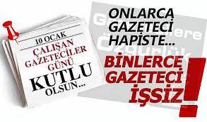 MESLEK ONURUNA YAKIŞIR OLARAK ÇALIŞAN VEYA ÇALIŞTIRILMAYAN GAZETECİLERİN GÜNÜNÜ KUTLARIM.