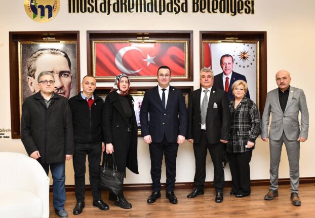 Hak Ve Adalet Partisi Bursa Heyeti Mustafakemalpaşa Belediye Başkanı Mehmet Kanar’a Ziyaret