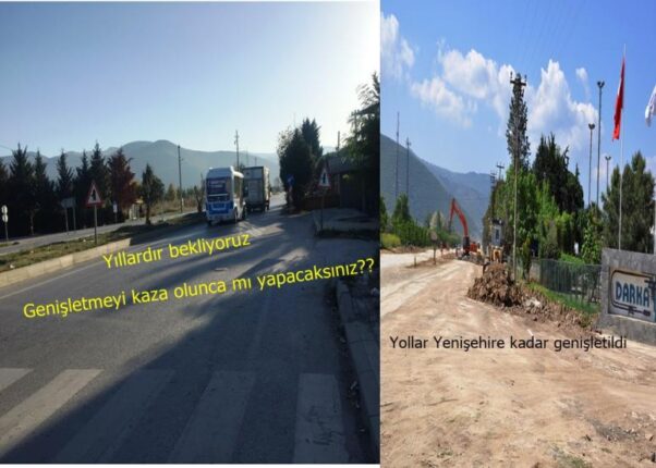 GENİŞLEME KAZALAR OLUNCA MI OLACAK?