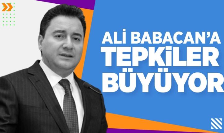 Habererk Öncülüğünde Başlayan Babacan’a Tepkiler Çığ Gibi Büyüyor…!!!