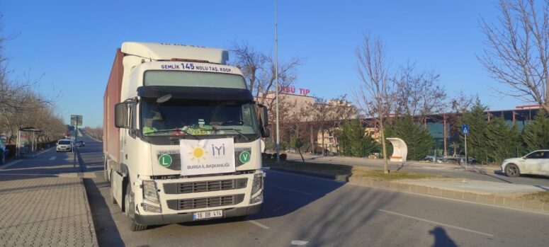 Depremzedelere Gürsu’dan Tam Destek!