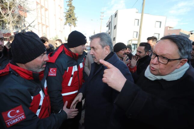 BBP’li Mustafa Destici’den Deprem Bölgesine “Geçmiş Olsun” Ziyareti