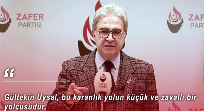“GÜLTEKİN UYSAL, BU KARANLIK YOLUN KÜÇÜK VE ZAVALLI BİR YOLCUSUDUR”