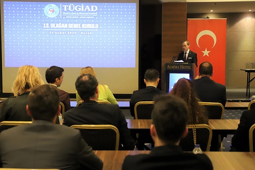 TÜGİAD BURSA’DA BAYRAĞI SELİM BAYKAL DEVRALDI