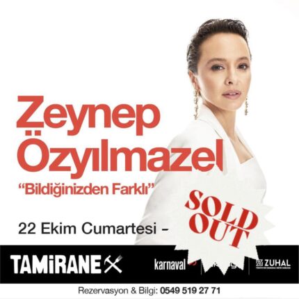 Cengiz Çevik ve  Zeynep Özyılmazel’i Tamirane Akasya sahnesinde ağırlıyor