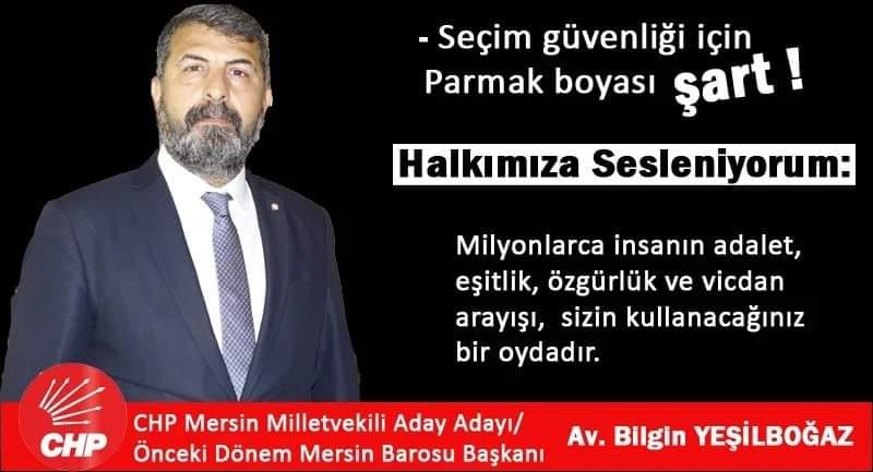 Yeşilboğaz: Seçim güvenliği için parmak boyası şart