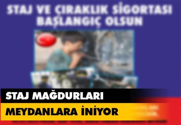 BURSALI STAJ MAĞDURLARI YİNE MEYDANLARA İNİYOR
