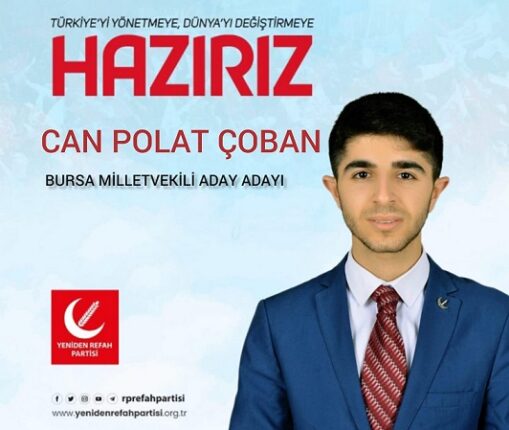 CAN POLAT ÇOBAN… 18 YAŞINDA BURSA’NIN EN GENÇ ADAYINDAN NET MESAJ; “Geliyoruz!”