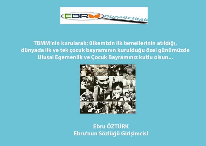 Ebru Öztürk; EGEMENLİK KAYITSIZ ŞARTSIZ MİLLETİNDİR!