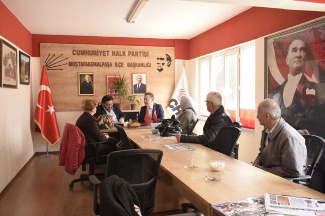 CHP ADAY ADAYI AYTUĞ ONUR’DAN CHP İLÇE ÖRGÜTLERİNE ZİYARET