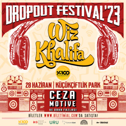 WIZ KHALIFA, DROPOUT FESTİVAL’23 ile 28 HAZİRAN’DA BİR KEZ DAHA KÜÇÜKÇİFTLİK PARK’TA!