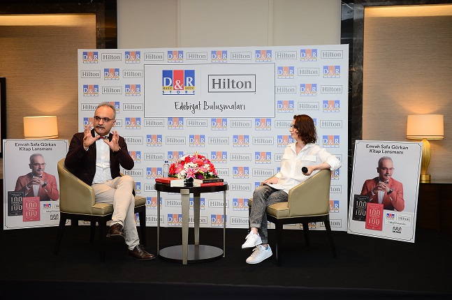 Emrah Safa Gürkan ile Cumhuriyet’e dair…  D&R – Hilton Edebiyat Buluşmalarında Emrah Safa Gürkan ağırlandı