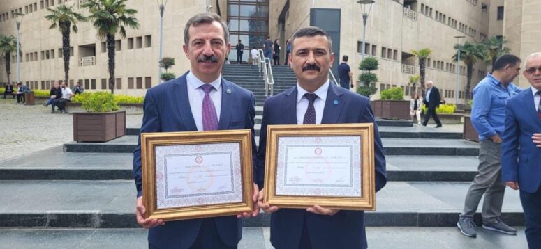 TÜRKOĞLU VE TOKTAŞ  MAZBATALARINI ALDI