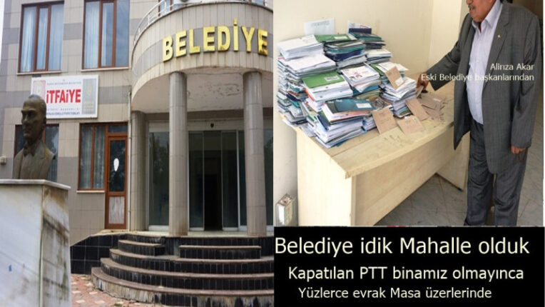 ESKİ BELEDİYE BAŞKANLARINDAN ALİRIZA AKAR HİZMET ALAMIYORUZ DEDİ.