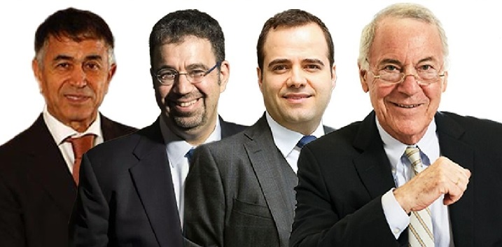 “Yakın Gelecekte Dünya ve Türkiye” panelinin konukları  Daron Acemoğu ve Steve Hanke