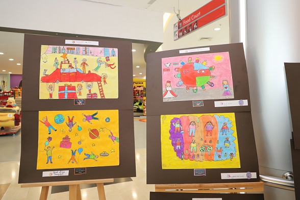 eTwinning Projesi İle Çocuklar Hayallerini Resime Çevirdi