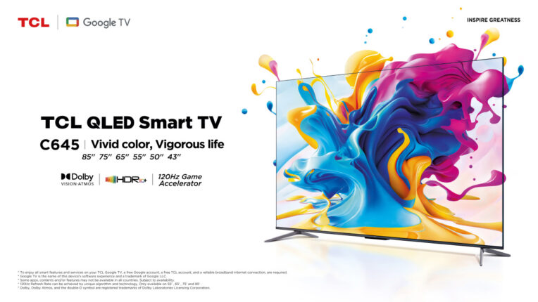 TCL, Olağanüstü Renk Performansı ve Sonsuz Eğlence için Yeni C645 QLED TV’lerini Piyasaya Sürüyor