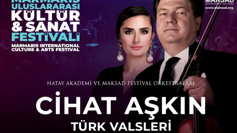 CİHAT AŞKIN ve MAKSAD FESTİVAL ORKESTRASI ile HATAY AKADEMİ ORKESTRASI MARMARİS’TE MÜZİK ZİYAFETİ YAŞATTI!