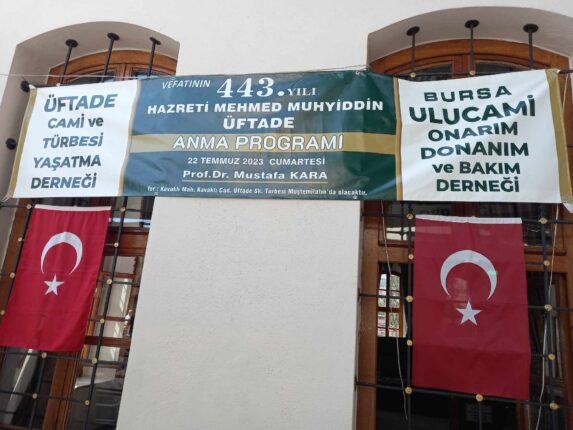 Mehmet Muhiddin yani halk arasında Üftade hazretlerini bu yıl 4’üncü defa anıyoruz