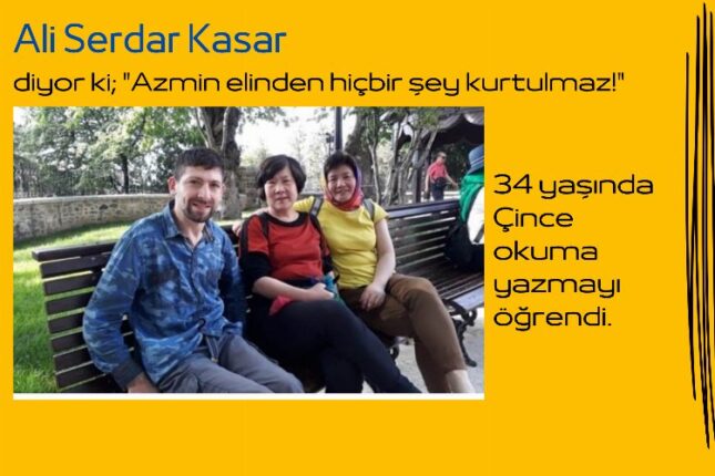 34 yaşında Çince’yi öğrendi