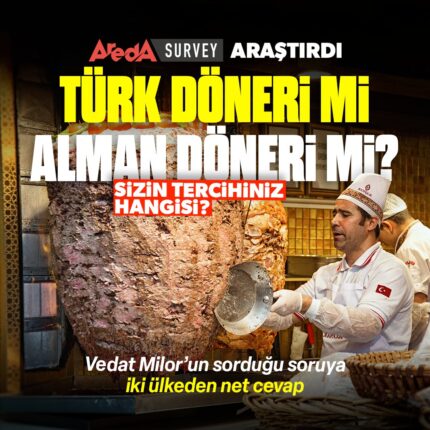 Areda Survey Araştırdı Türk Döneri mi, Alman Döneri mi?