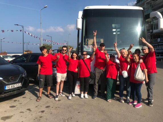 Zafer Partisi Gemlik İlçe Başkanlığı Çanakkale yolunda