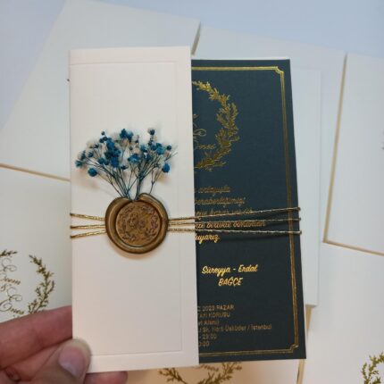 Çiftlerin tarzını yansıtan özel davetiyeye rağbet arttı  Davetiyeye mühür eklendi, evlenecek çiftler çok sevdi