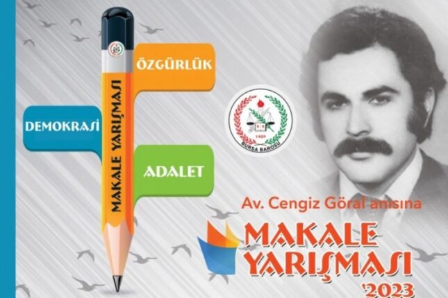 Avukat Cengiz Göral Makale Yarışması 2023 sonuçları belli oldu