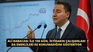 Babacan: “İlk 100 gün geçti, bir 100 gün daha geçmesin”