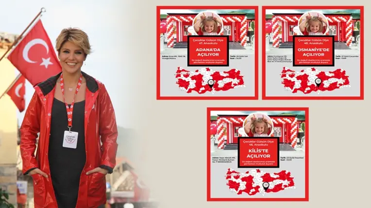 GÜLBEN ERGEN, BAŞKANI OLDUĞU ÇOCUKLAR GÜLSÜN DİYE DERNEĞİ ile ÜST ÜSTE 3 ANAOKULU AÇILIŞI YAPMAK ÜZERE DEPREM BÖLGESİNE DÖNÜYOR.