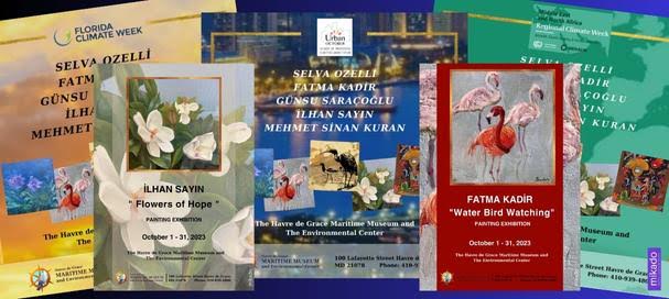 Sanatçı Fatma Kadir ve İlhan Sayın Solo Sergileri ile ABD’de