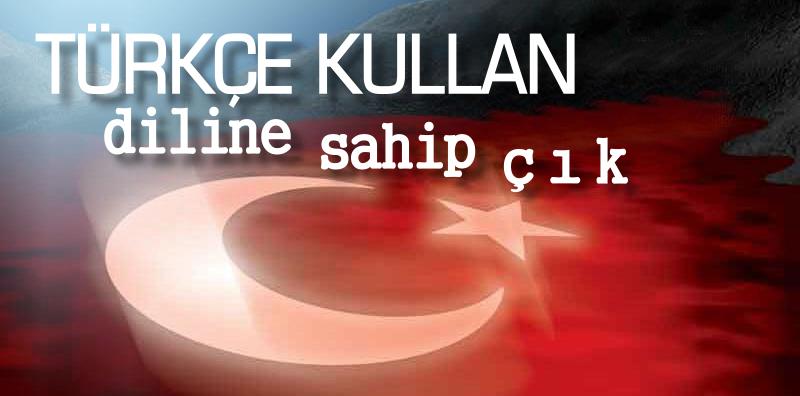 Türkiye Cumhuriyeti ve bu ülkenin resmî dili Türkçe ben resmî dilimi konuşmak için neden tuşlama yapıyorum!