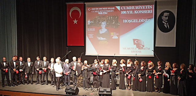 ‘Ata’mızı ve Cumhuriyetimizi 100. Yıl Konseri ile onurlandırıldı…
