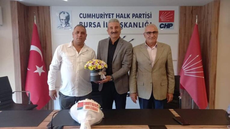 TEKİN RAMA; CHP BURSA İL BAŞKANI YEŞİLTAŞ’I ZİYARET ETTİ