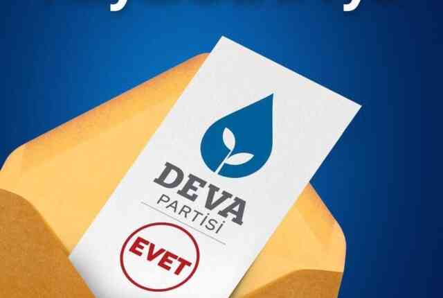 DEVA PARTİSİ’NDE ADAY ADAYLIĞI SÜRECİ BAŞLADI
